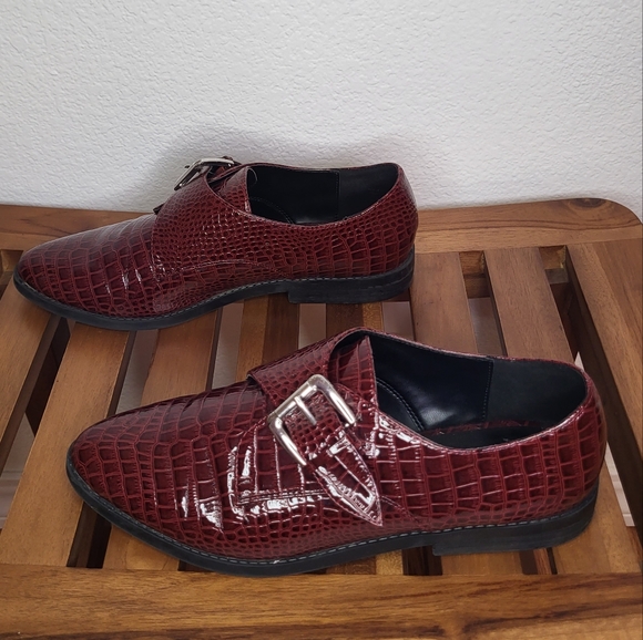 Aldo crocodile dress shoes with strape - Picture 3 of 5